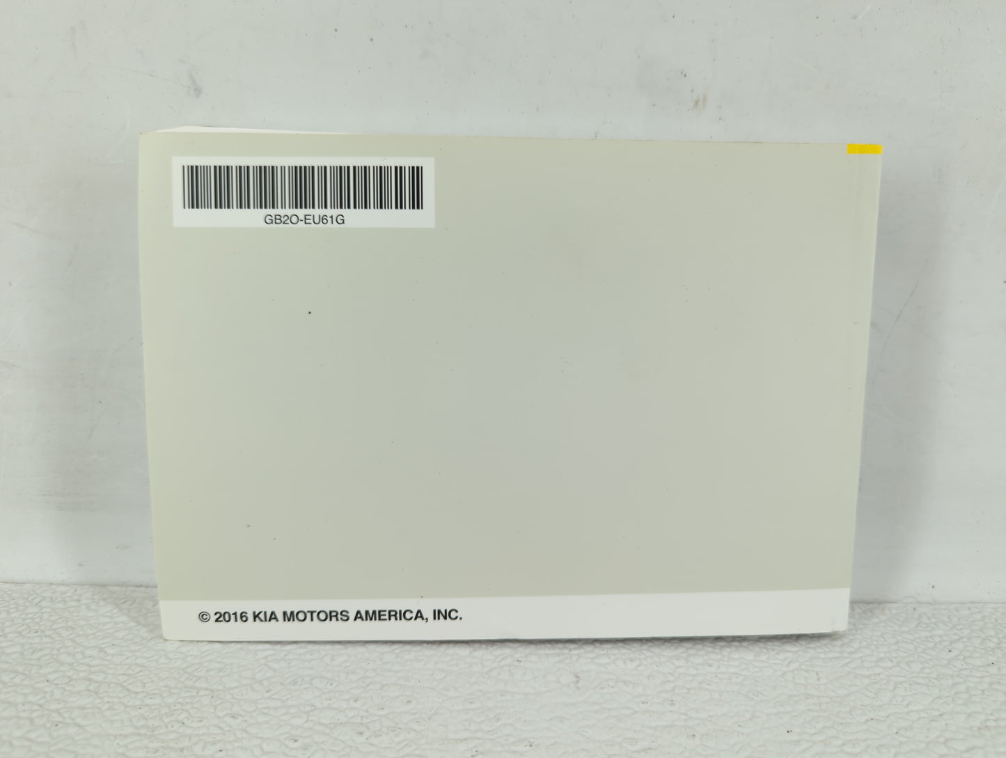 2016 Kia Soul Owners Manual Book Guide OEM Used Auto Parts - Oemusedautoparts1.com