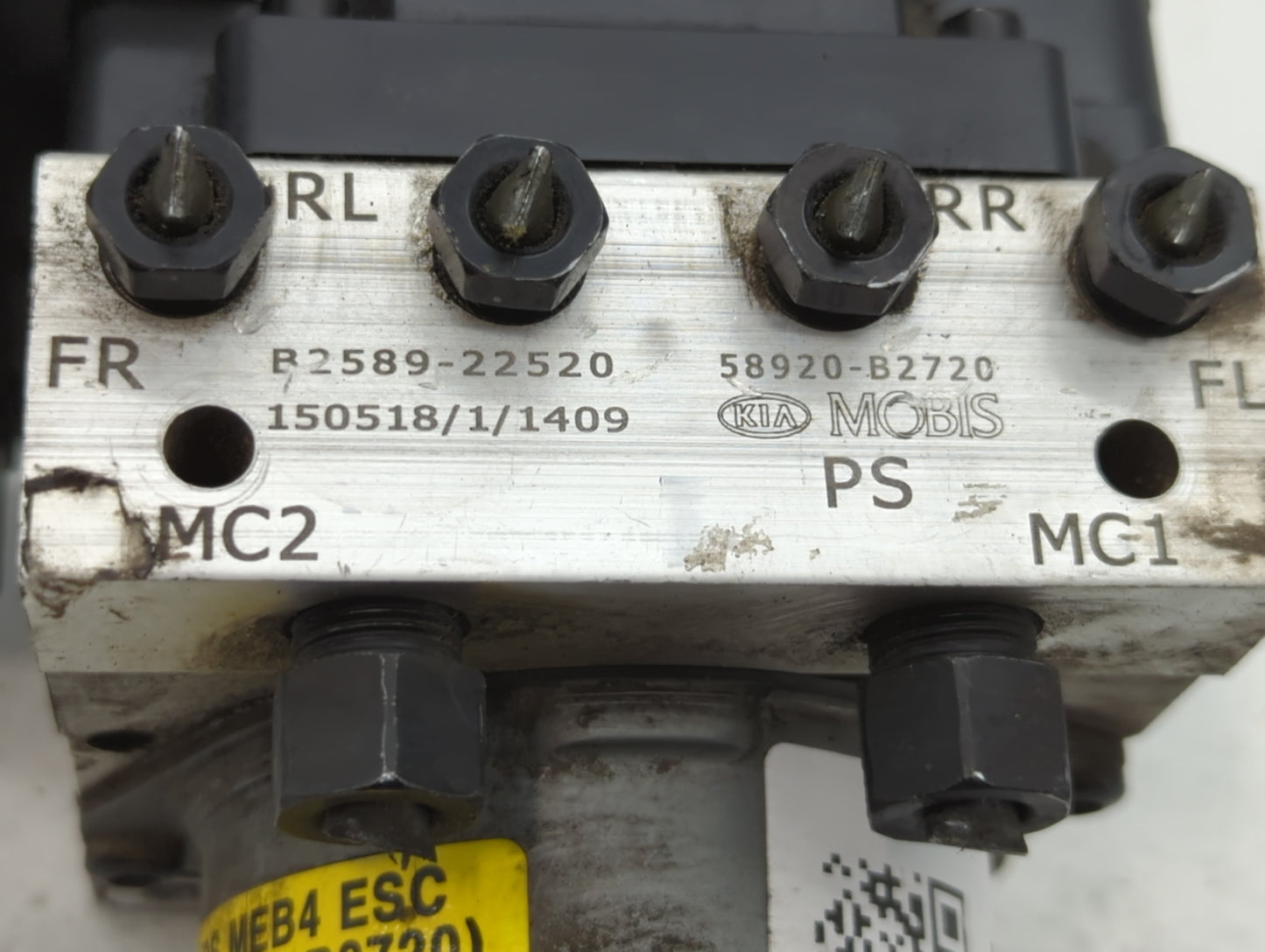 2016 Kia Soul ABS Pump Control Module Replacement P/N:58920-B2720 B2589-22520, 58900-B2720 Fits OEM Used Auto Parts - Oemuse