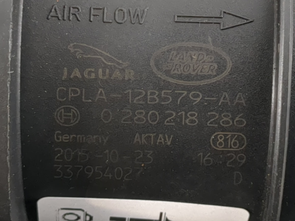 2016 Land Rover Lr4 Mass Air Flow Meter Maf Sensor 1153570 - Oemusedautoparts1.com