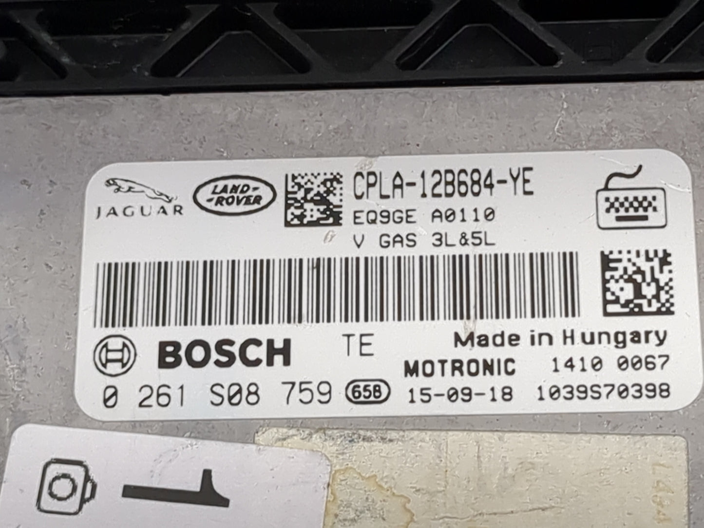 2014-2016 Land Rover Range Rover Sport PCM Engine Control Computer ECU ECM PCU OEM P/N:CPLA-12B684-YE 0261S08759 Fits OEM Us