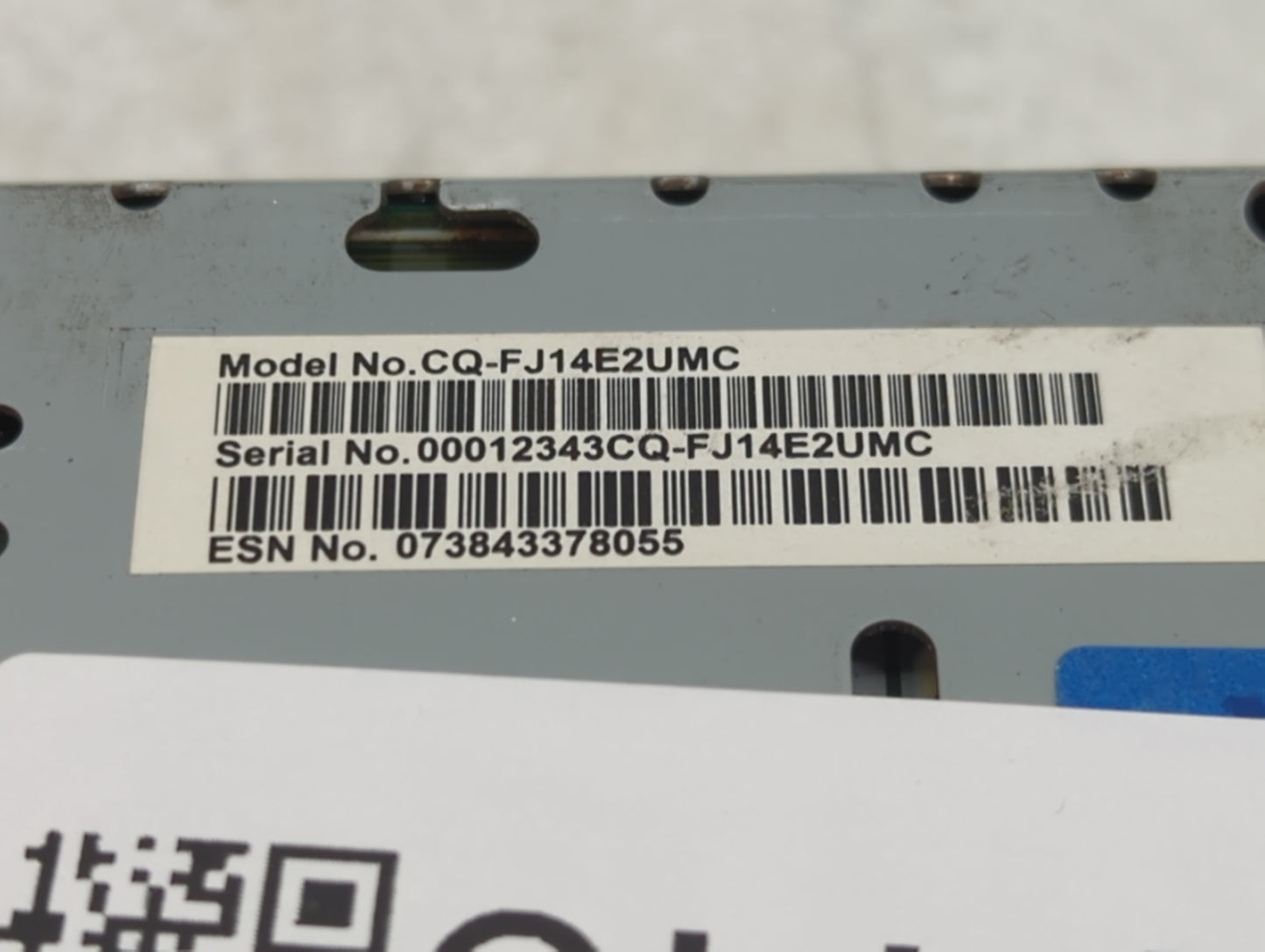 2016 Lincoln Mkx Radio AM FM Cd Player Receiver Replacement Fits OEM Used Auto Parts - Oemusedautoparts1.com