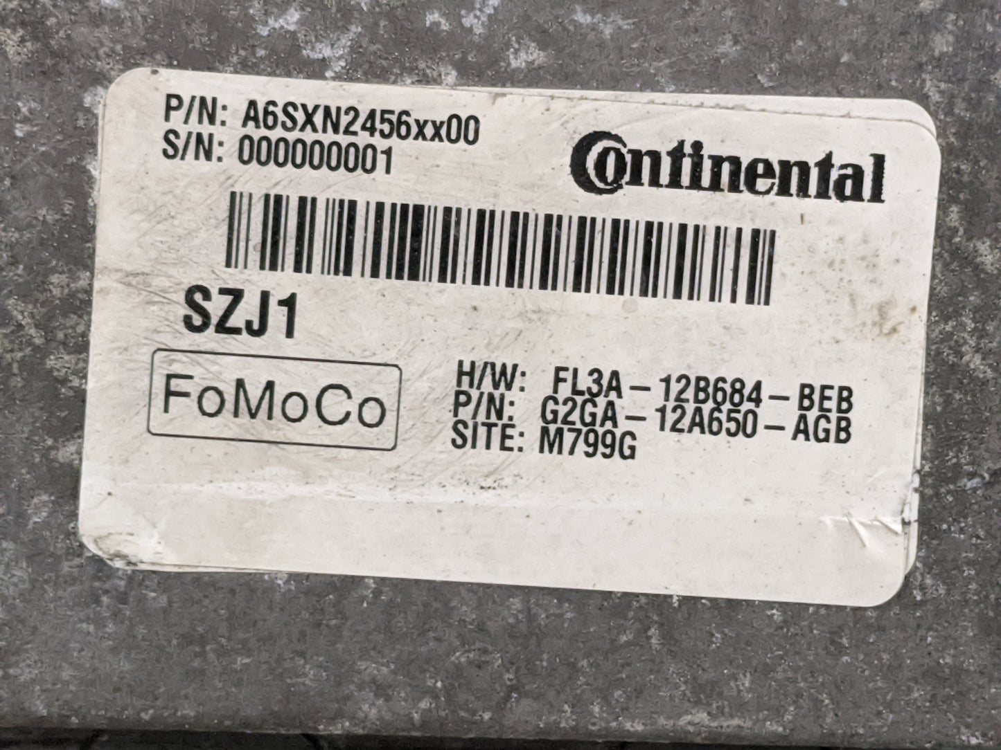 2016-2018 Lincoln Mkx PCM Engine Control Computer ECU ECM PCU OEM P/N:FU5T-14F262-AA FL3A-12B684-BEB Fits OEM Used Auto Part