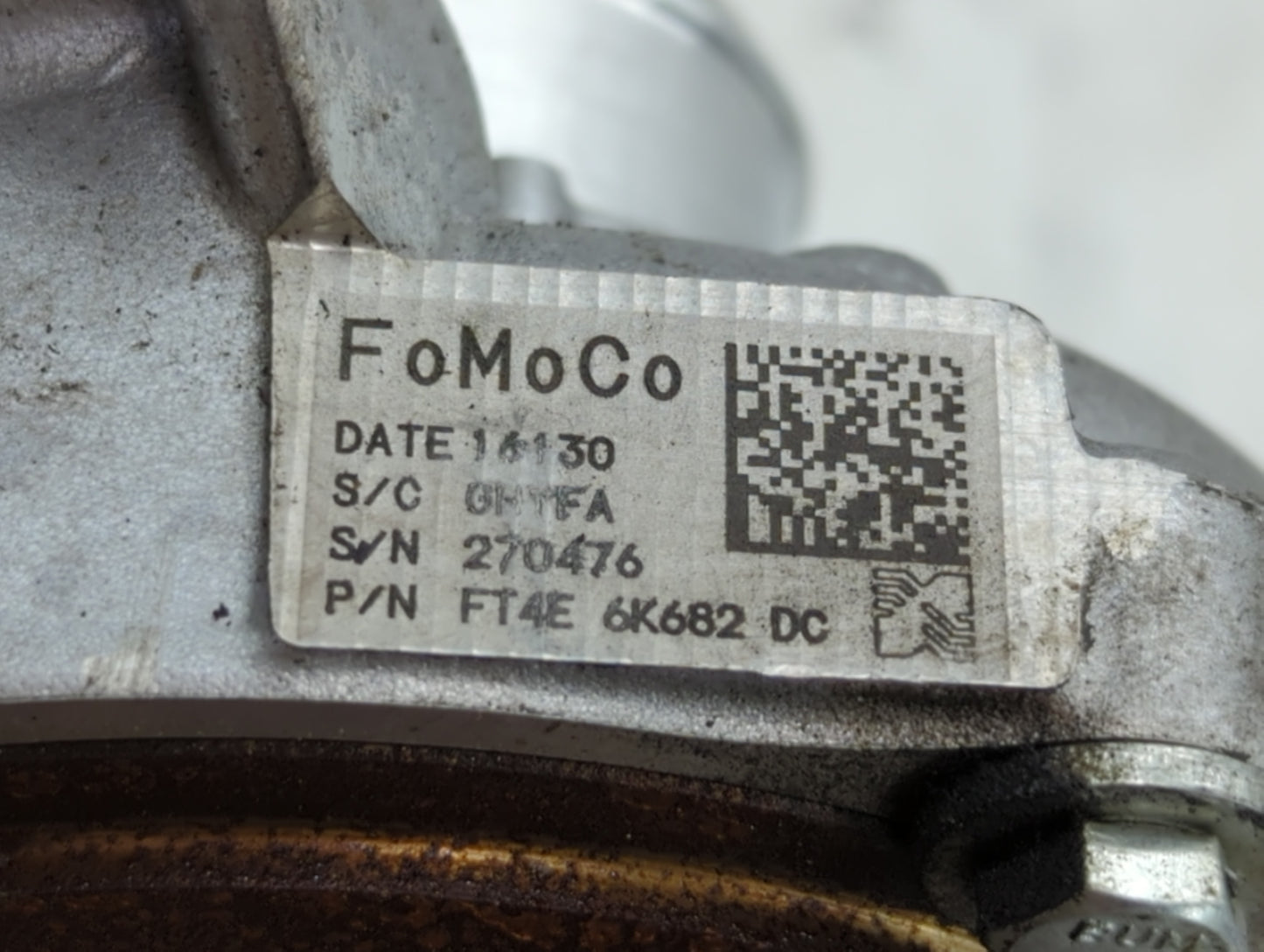 2016 Lincoln Mkx Turbocharger Turbo Charger Super Charger Supercharger - Oemusedautoparts1.com