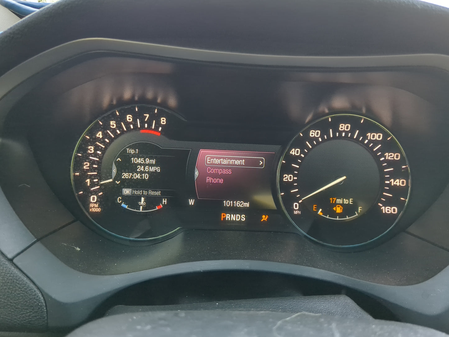 2016 Lincoln Mkz Instrument Cluster Speedometer Gauges Fits OEM Used Auto Parts - Oemusedautoparts1.com