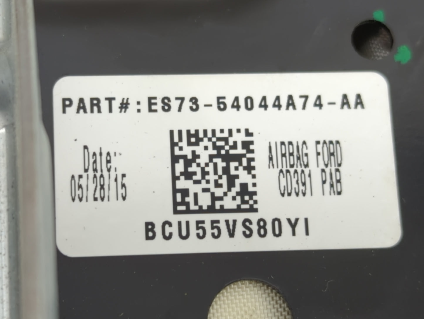 2013-2016 Lincoln Mkz Air Bag Passenger Right Dashboard OEM P/N:ES7Z-54044A74-A Fits Fits 2013 2014 2015 2016 OEM Used Auto