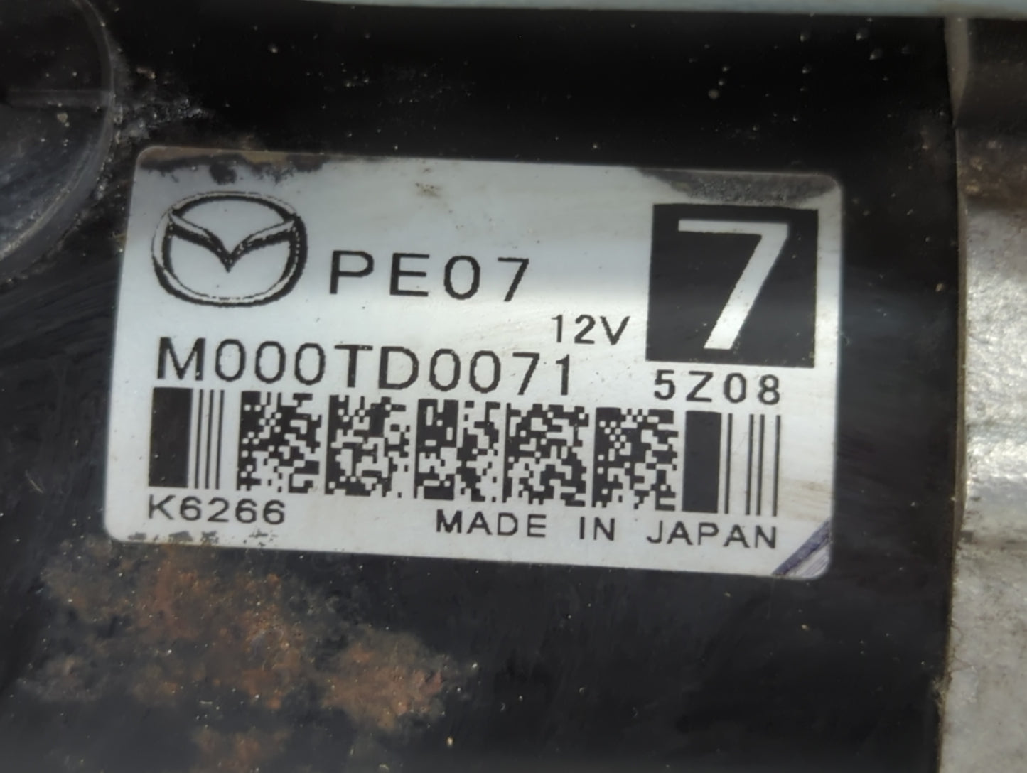 2012-2022 Mazda 3 Car Starter Motor Solenoid OEM P/N:M000TD6771ZC Fits Fits 2012 2013 2014 2015 2016 2017 2018 2019 2020 202