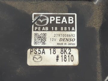 2014-2016 Mazda 3 PCM Engine Control Computer ECU ECM PCU OEM P/N:PE AB 18 881A Fits Fits 2014 2015 2016 OEM Used Auto Parts