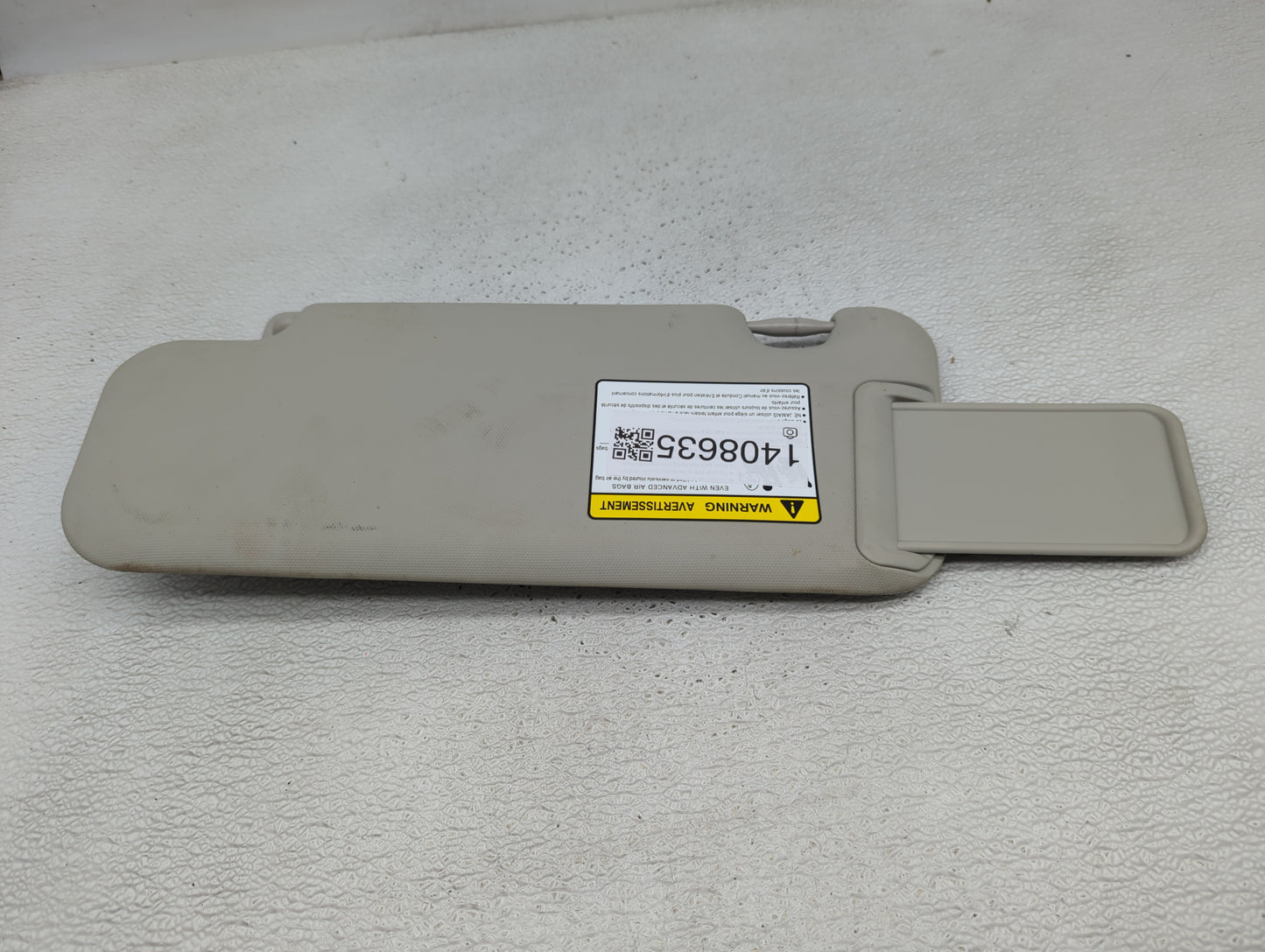 2014-2018 Mazda 3 Sun Visor Shade Replacement Passenger Right Mirror Fits Fits 2014 2015 2016 2017 2018 OEM Used Auto Parts