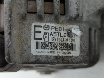 2014 Mazda 3 Alternator Replacement Generator Charging Assembly Engine OEM P/N:P51X A5TJ 0591ZT PEDD A5TL0491 Fits Fits 2013 OEM Used Auto Parts