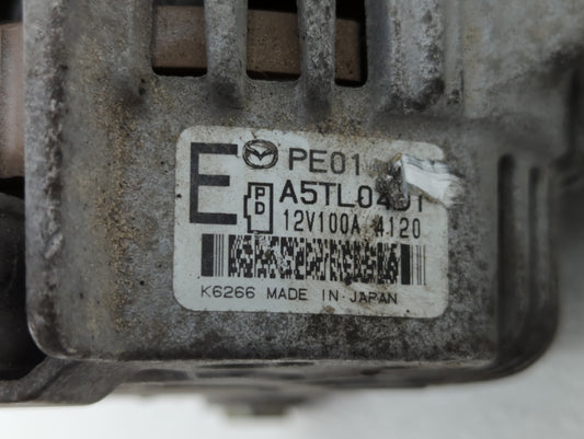 2014 Mazda 3 Alternator Replacement Generator Charging Assembly Engine OEM P/N:P51X A5TJ 0591ZT PEDD A5TL0491 Fits Fits 2013 OEM Used Auto Parts