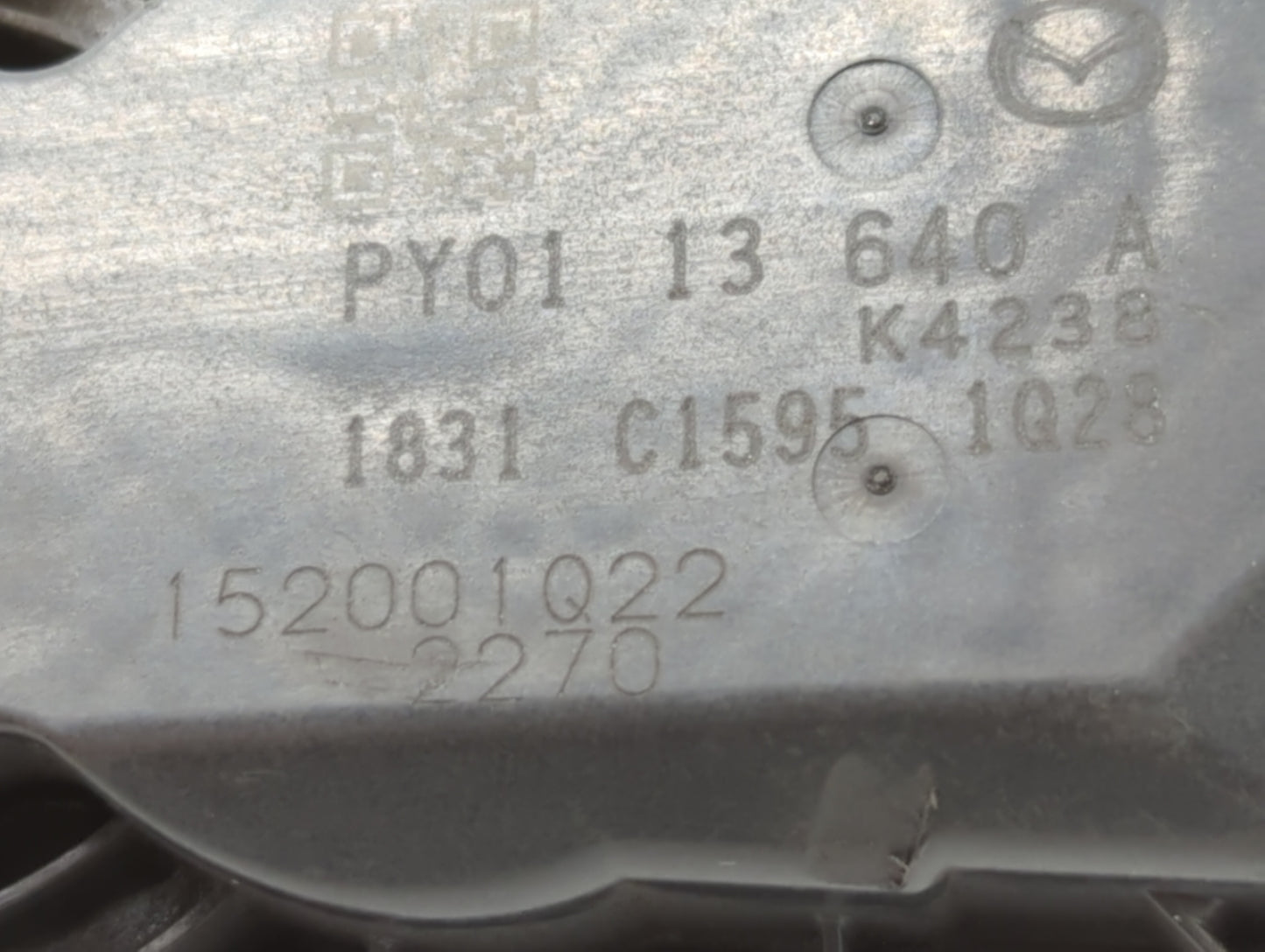 2014 Mazda 6 Throttle Body P/N:PY01 13 640 A Fits OEM Used Auto Parts - Oemusedautoparts1.com