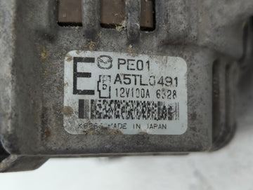 2014 Mazda 6 Alternator Replacement Generator Charging Assembly Engine OEM P/N:P51X A5TJ 0591ZT PEDD A5TL0491 Fits Fits 2013 OEM Used Auto Parts