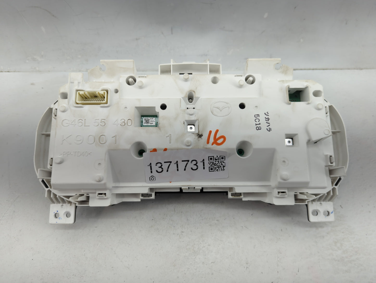 2016 Mazda Cx-5 Instrument Cluster Speedometer Gauges P/N:G46L55430 Fits OEM Used Auto Parts - Oemusedautoparts1.com