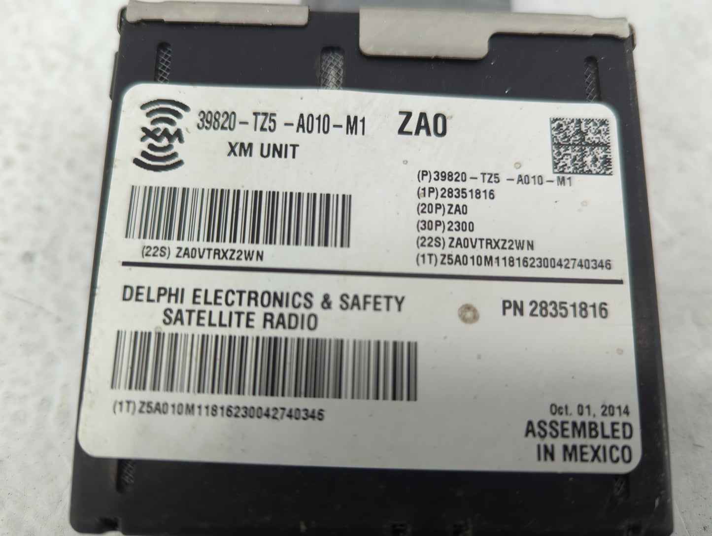 2016 Mazda Mazda3 Radio AM FM Cd Player Receiver Replacement Fits OEM Used Auto Parts - Oemusedautoparts1.com