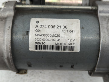 2015-2018 Mercedes-Benz C300 Car Starter Motor Solenoid OEM P/N:A 274 906 21 00 Fits Fits 2015 2016 2017 2018 2019 2020 2021 OEM Used Auto Parts