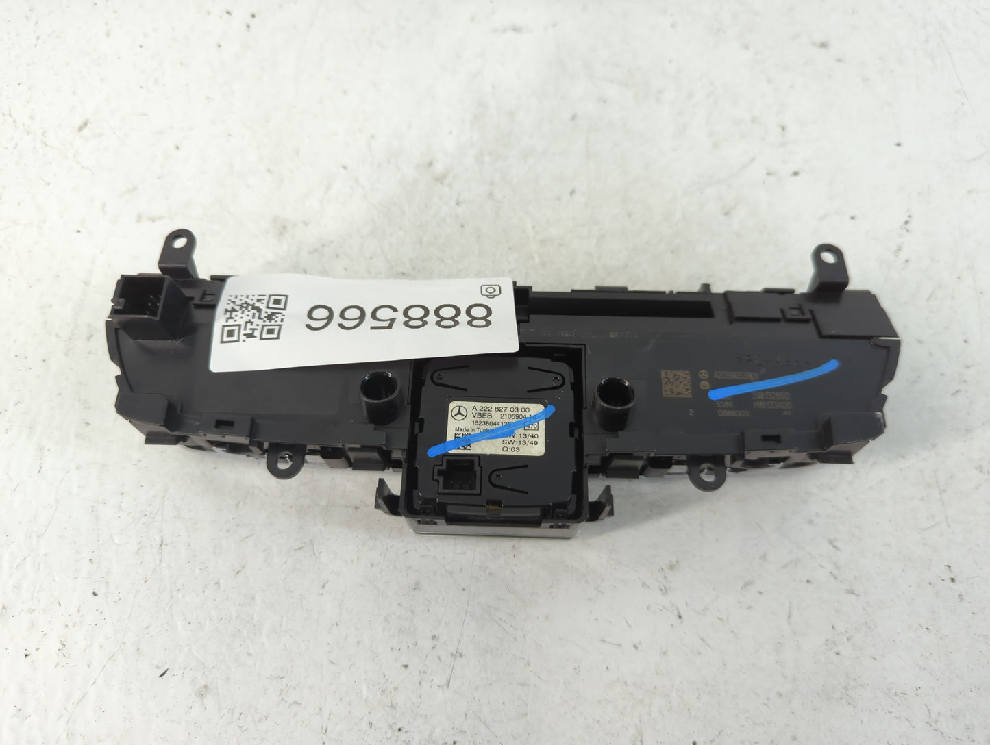 2016-2018 Mercedes-Benz C300 Radio AM FM Cd Player Receiver Replacement P/N:A 222 827 03 00 Fits Fits 2016 2017 2018 OEM Use