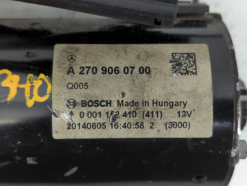 2014-2019 Mercedes-Benz Cla250 Car Starter Motor Solenoid OEM P/N:A 270 906 07 00 Fits OEM Used Auto Parts