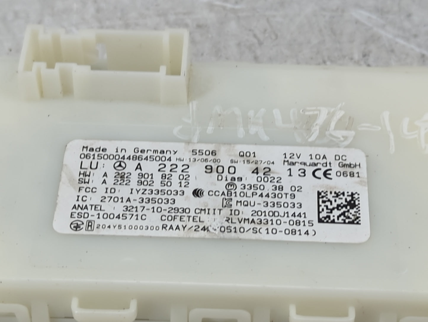 2016-2019 Mercedes-benz Glc300 Locking Control Module - Oemusedautoparts1.com
