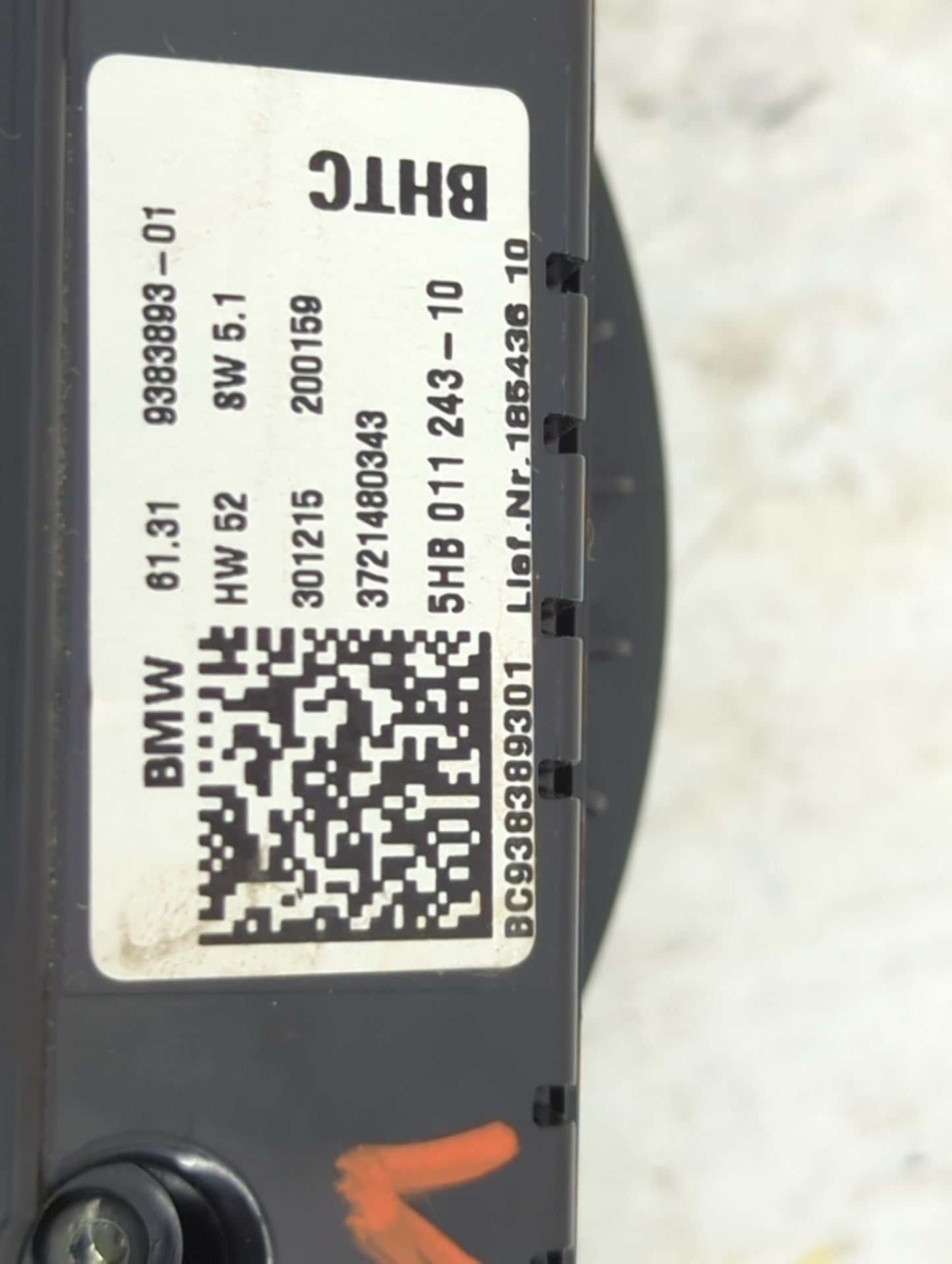 2016 Mini Cooper Climate Control Module Temperature AC/Heater Replacement P/N:9383893-01 5HB 011 243-10, 3721480343 Fits OEM