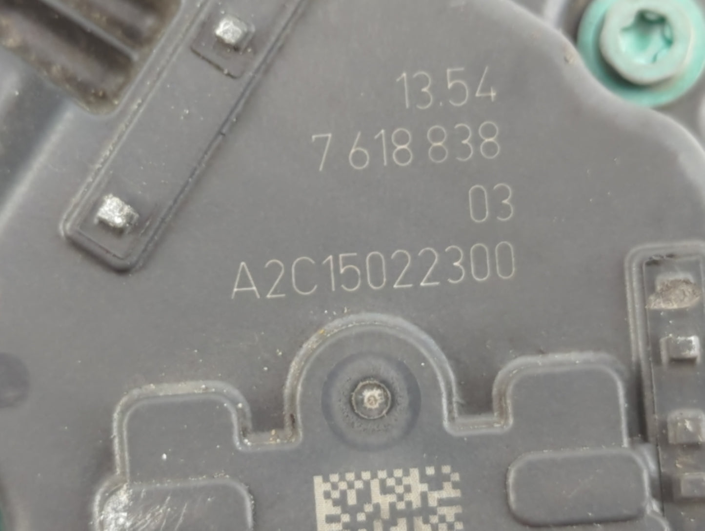 2016-2019 Mini Cooper Throttle Body P/N:A2C15022300 7 618 838 Fits Fits 2014 2015 2016 2017 2018 2019 OEM Used Auto Parts -