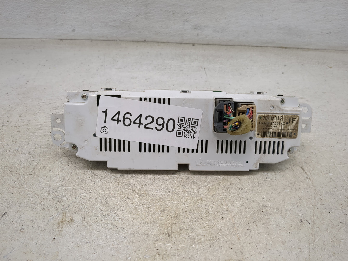2013-2017 Mitsubishi Lancer Climate Control Module Temperature AC/Heater Replacement P/N:7820A812 Fits OEM Used Auto Parts -