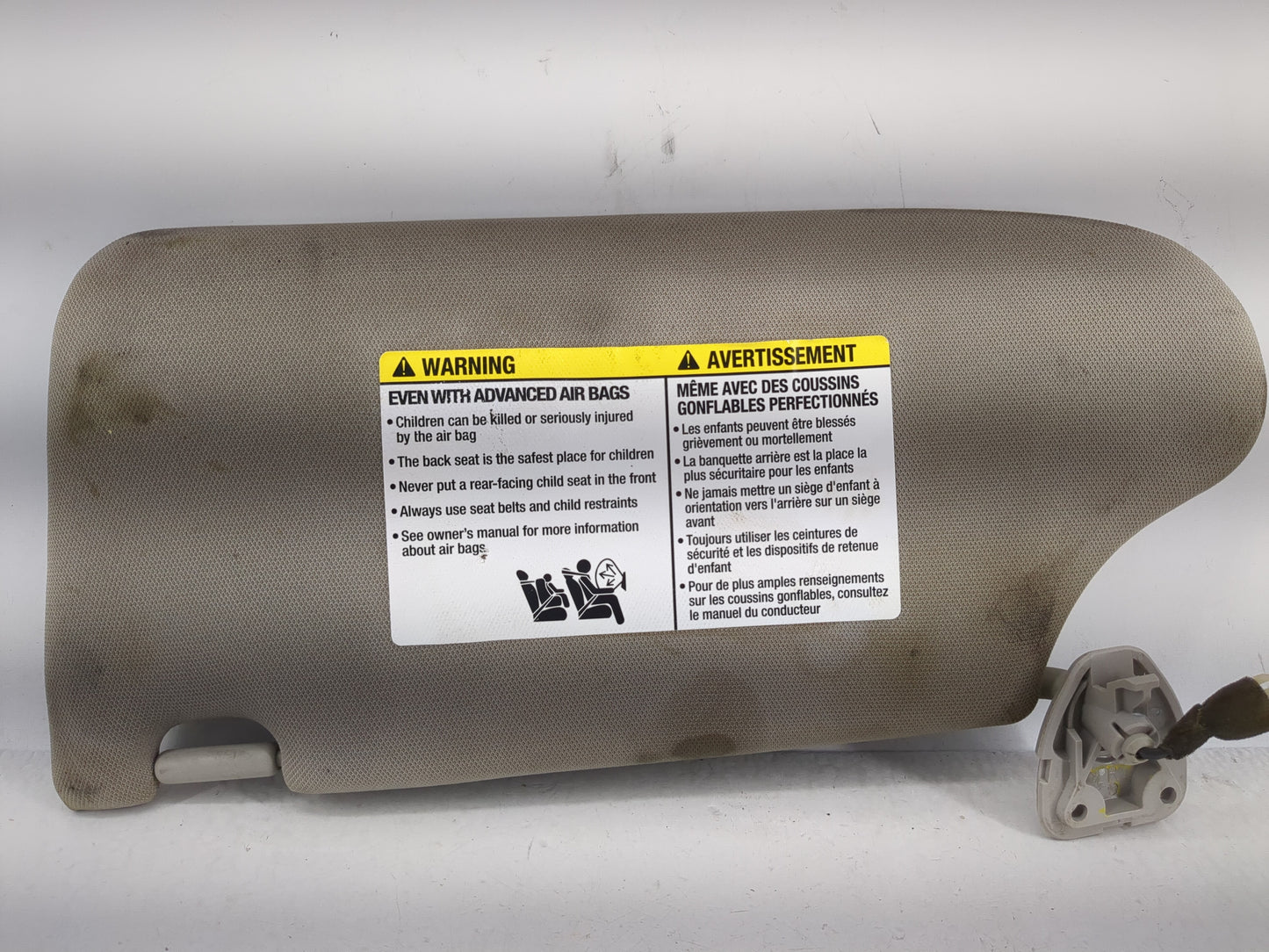 2013-2018 Nissan Altima Sun Visor Shade Replacement Passenger Right Mirror Fits Fits 2013 2014 2015 2016 2017 2018 OEM Used