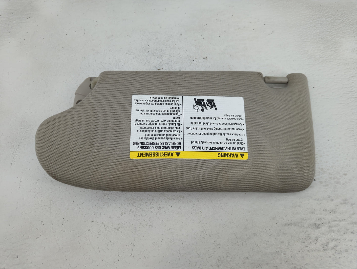 2013-2018 Nissan Altima Sun Visor Shade Replacement Passenger Right Mirror Fits Fits 2013 2014 2015 2016 2017 2018 OEM Used
