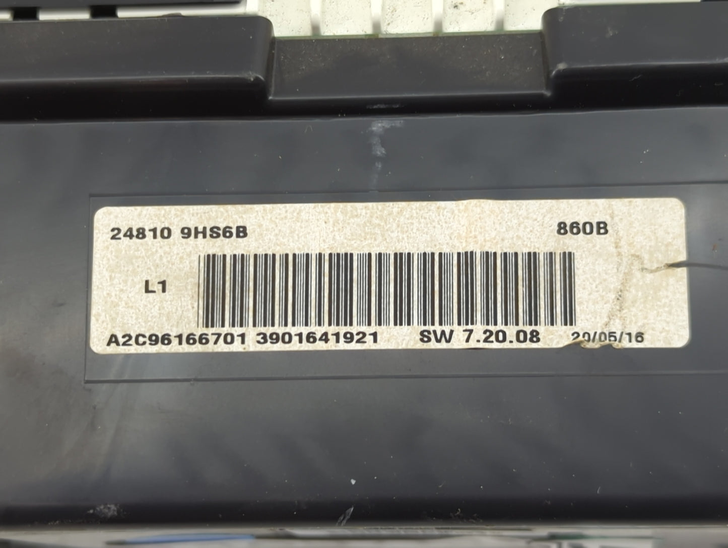 2016-2017 Nissan Altima Instrument Cluster Speedometer Gauges P/N:248109HS6B A2C96166701 Miles:116K Fits Fits 2016 2017 OEM