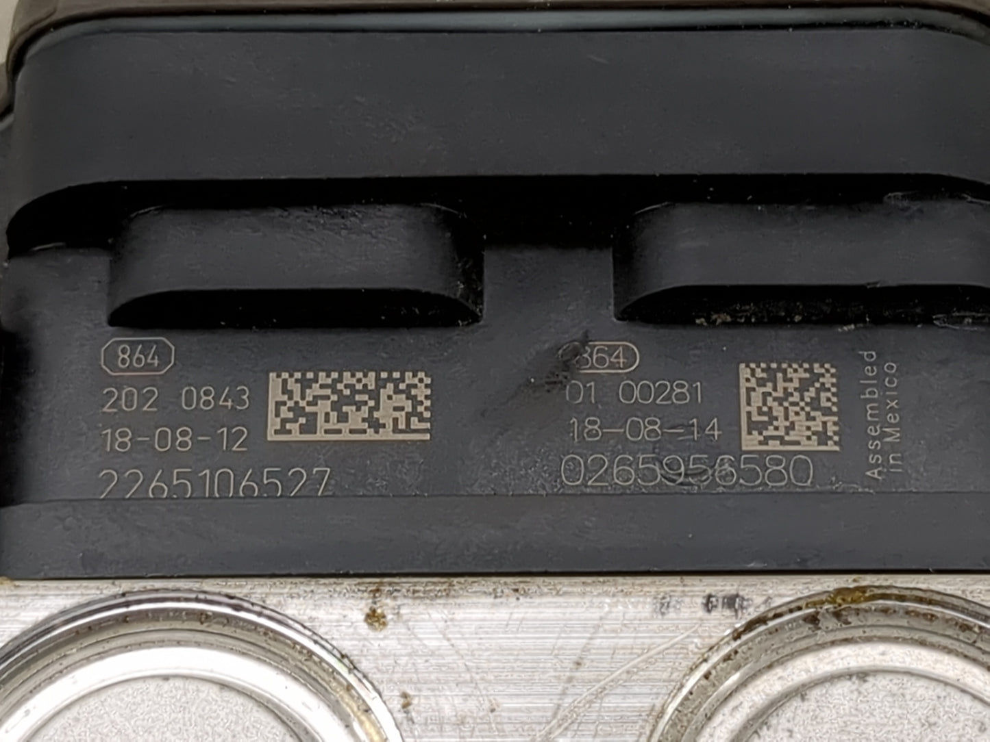 2016-2017 Nissan Altima ABS Pump Control Module Replacement P/N:2265106527 0265956580 Fits Fits 2016 2017 OEM Used Auto Part