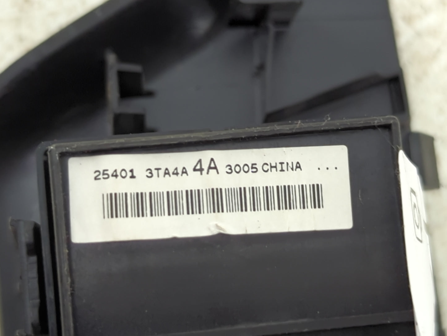 2013-2018 Nissan Altima Master Power Window Switch Replacement Driver Side Left P/N:25401 3TA4A Fits OEM Used Auto Parts - O