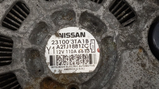 2013-2017 Nissan Altima Alternator Replacement Generator Charging Assembly Engine OEM P/N:23100 3TA1A 23100 3TA1B Fits OEM Used Auto Parts