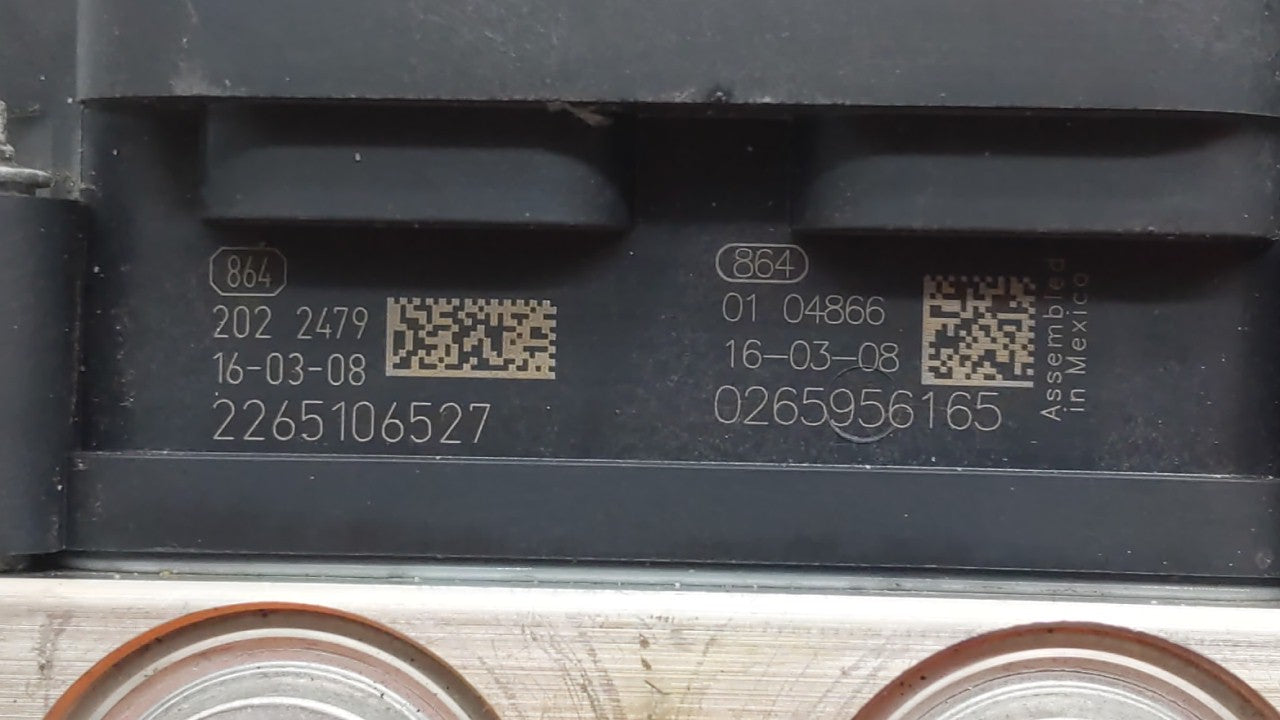 2016-2017 Nissan Altima ABS Pump Control Module Replacement P/N:2265106527 47660 9HS0A Fits Fits 2016 2017 OEM Used Auto Par