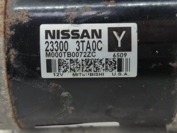 2013-2018 Nissan Altima Car Starter Motor Solenoid OEM P/N:23300 3TA0C Fits Fits 2013 2014 2015 2016 2017 2018 OEM Used Auto Parts