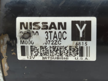 2013-2018 Nissan Altima Car Starter Motor Solenoid OEM Fits Fits 2013 2014 2015 2016 2017 2018 OEM Used Auto Parts