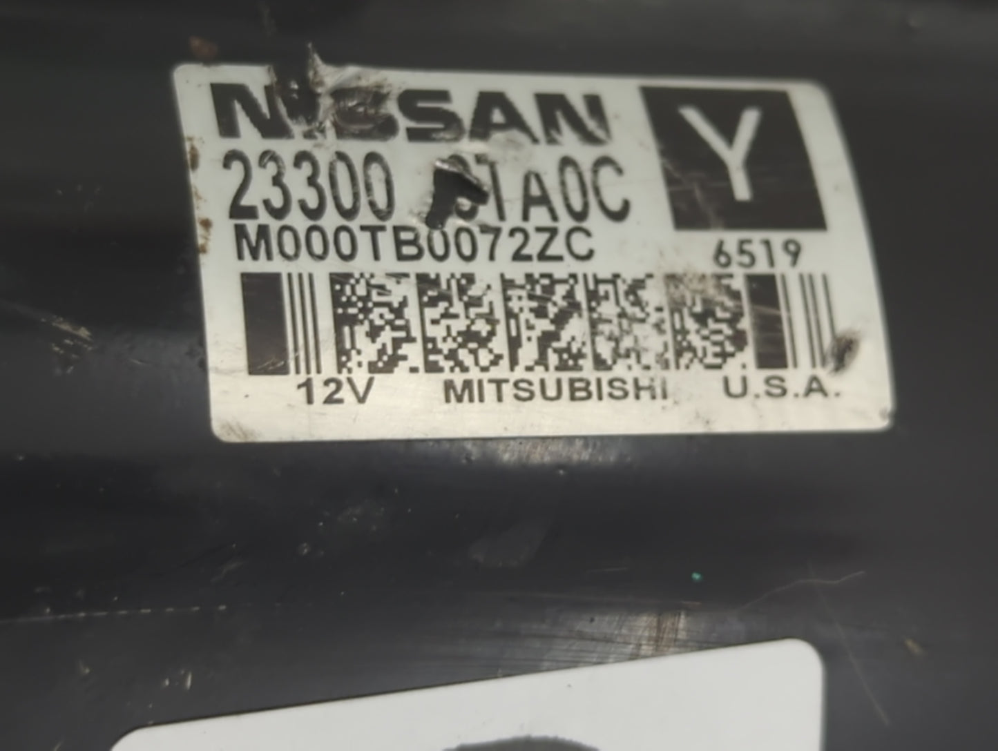 2013-2018 Nissan Altima Car Starter Motor Solenoid OEM P/N:23300 3TA0C Fits Fits 2013 2014 2015 2016 2017 2018 OEM Used Auto
