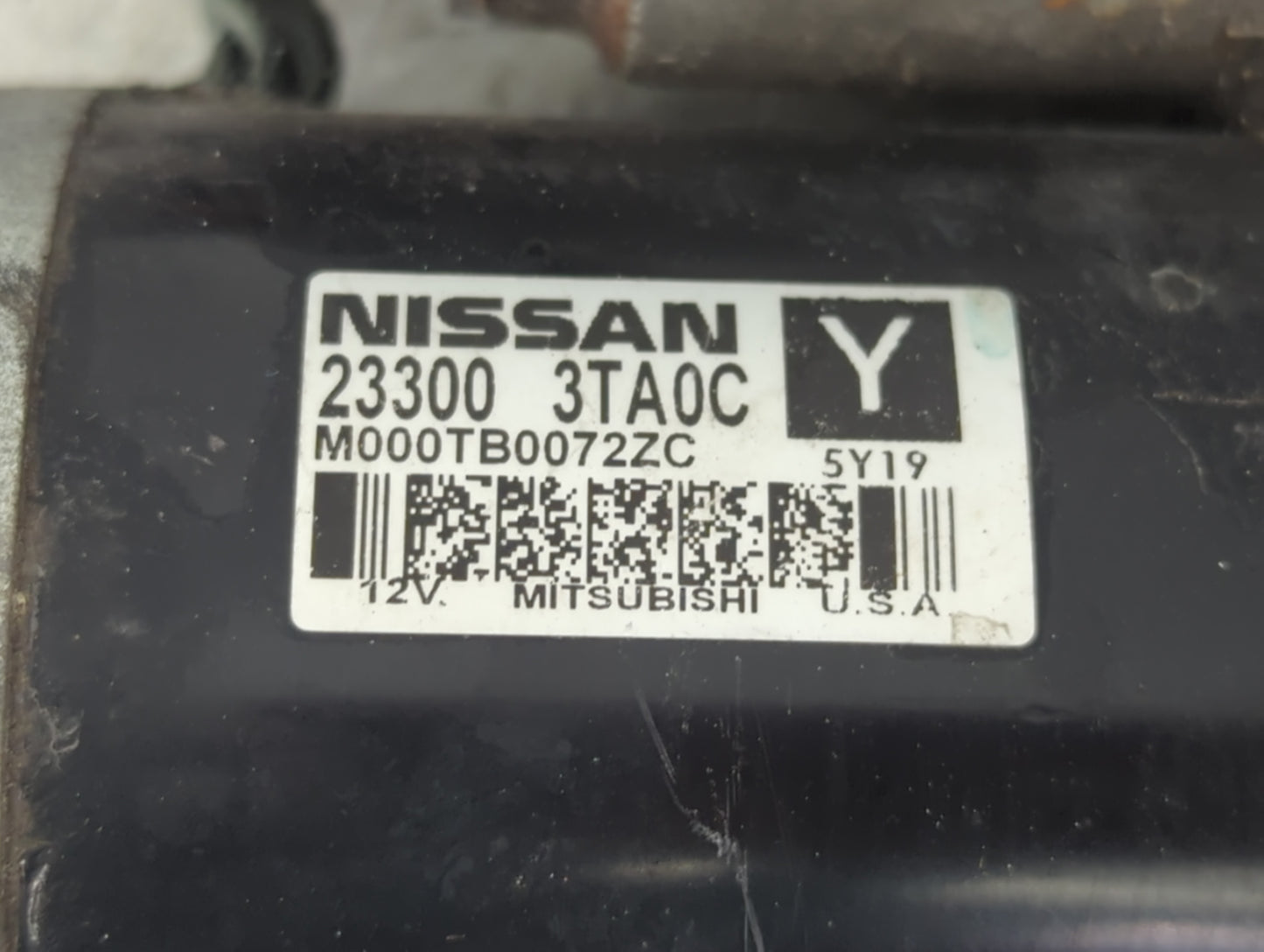 2013-2018 Nissan Altima Car Starter Motor Solenoid OEM P/N:M000TB0072ZC 23300 3TA0C Fits Fits 2013 2014 2015 2016 2017 2018