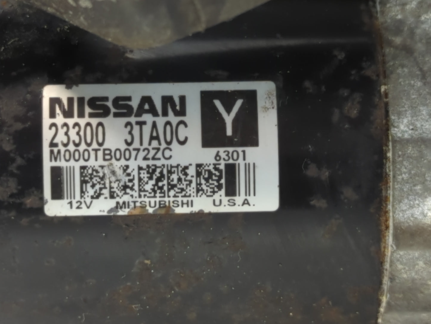 2013-2018 Nissan Altima Car Starter Motor Solenoid OEM P/N:23300 3TA0C Fits Fits 2013 2014 2015 2016 2017 2018 OEM Used Auto