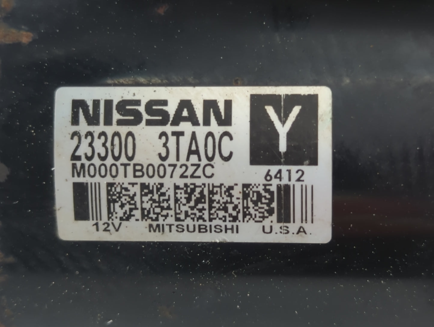 2013-2018 Nissan Altima Car Starter Motor Solenoid OEM P/N:23300 3TA0C Fits Fits 2013 2014 2015 2016 2017 2018 OEM Used Auto