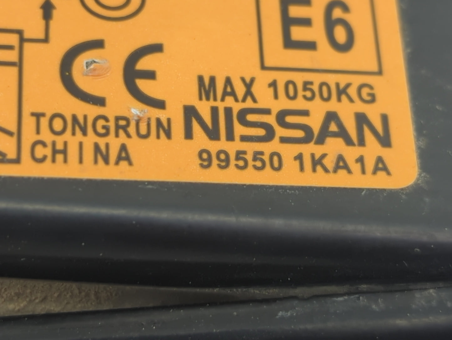 2016 Nissan Juke Spare Scissor Car Jack - Oemusedautoparts1.com