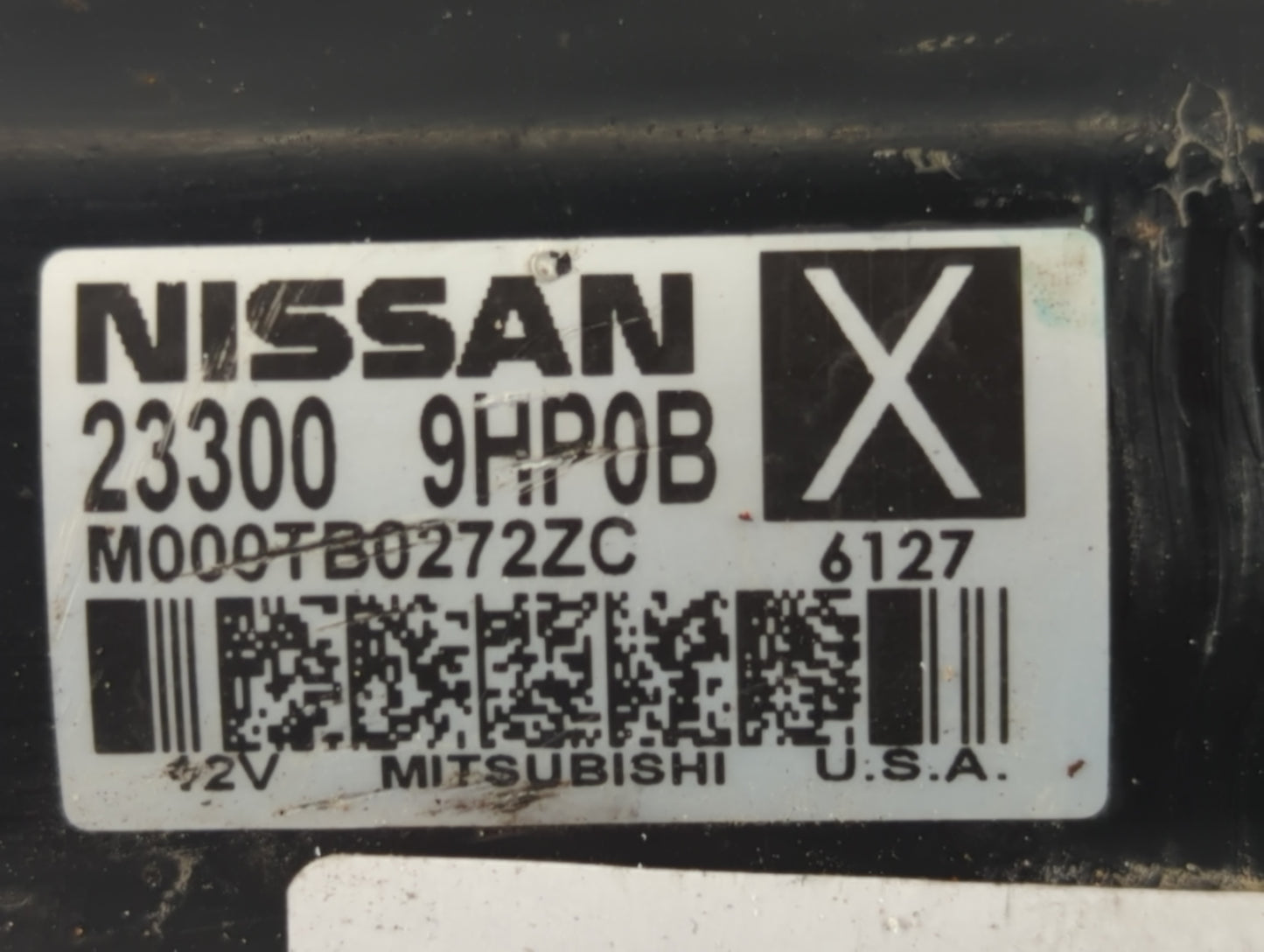 2016-2021 Nissan Maxima Car Starter Motor Solenoid OEM P/N:23300 9HP0B Fits Fits 2015 2016 2017 2018 2019 2020 2021 2022 OEM