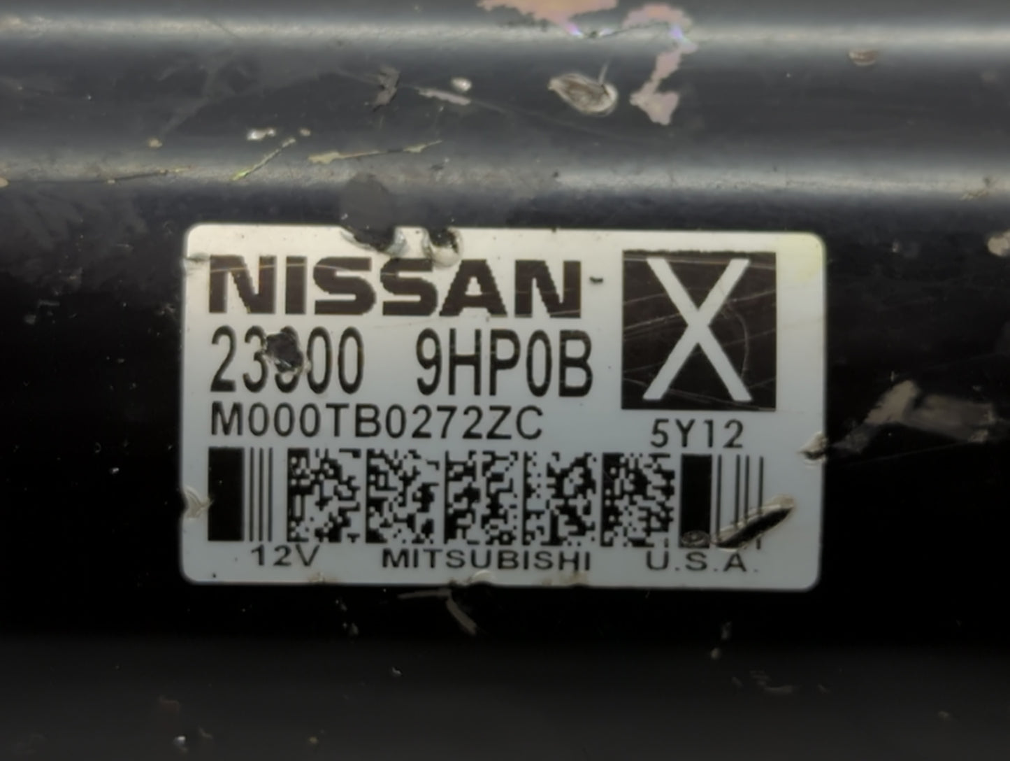2016-2021 Nissan Maxima Car Starter Motor Solenoid OEM P/N:23300 9HP0B M000TB0271ZC Fits OEM Used Auto Parts - Oemusedautopa