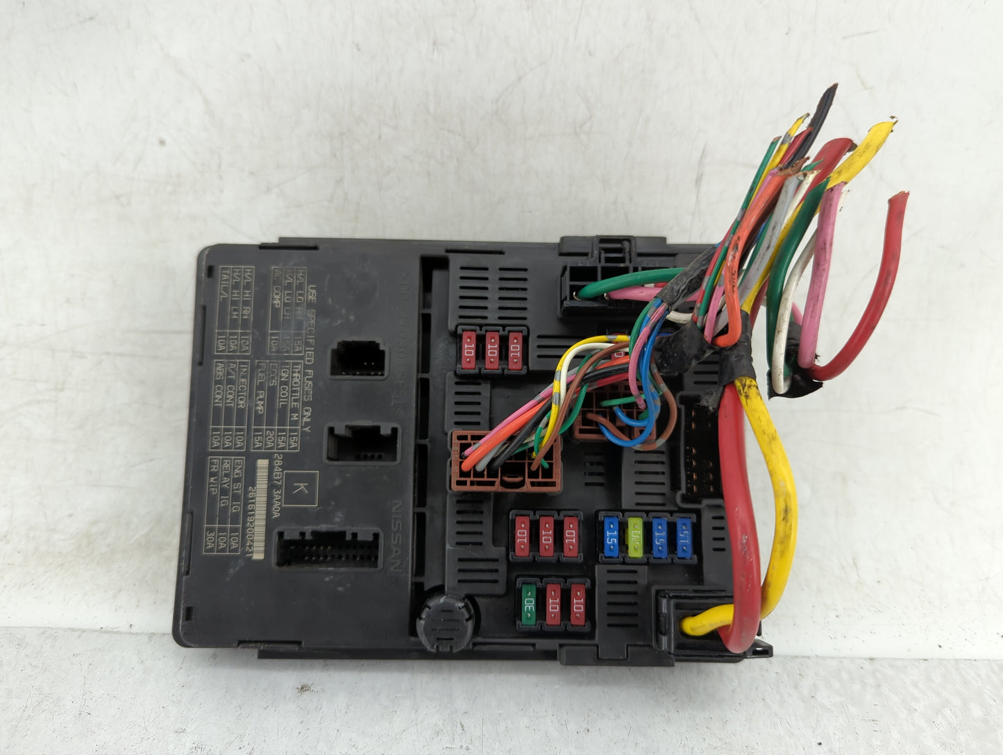 2015-2019 Nissan Micra Fusebox Fuse Box Panel Relay Module P/N:284B7 3AA0A Fits Fits 2013 2014 2015 2016 2017 2018 2019 OEM
