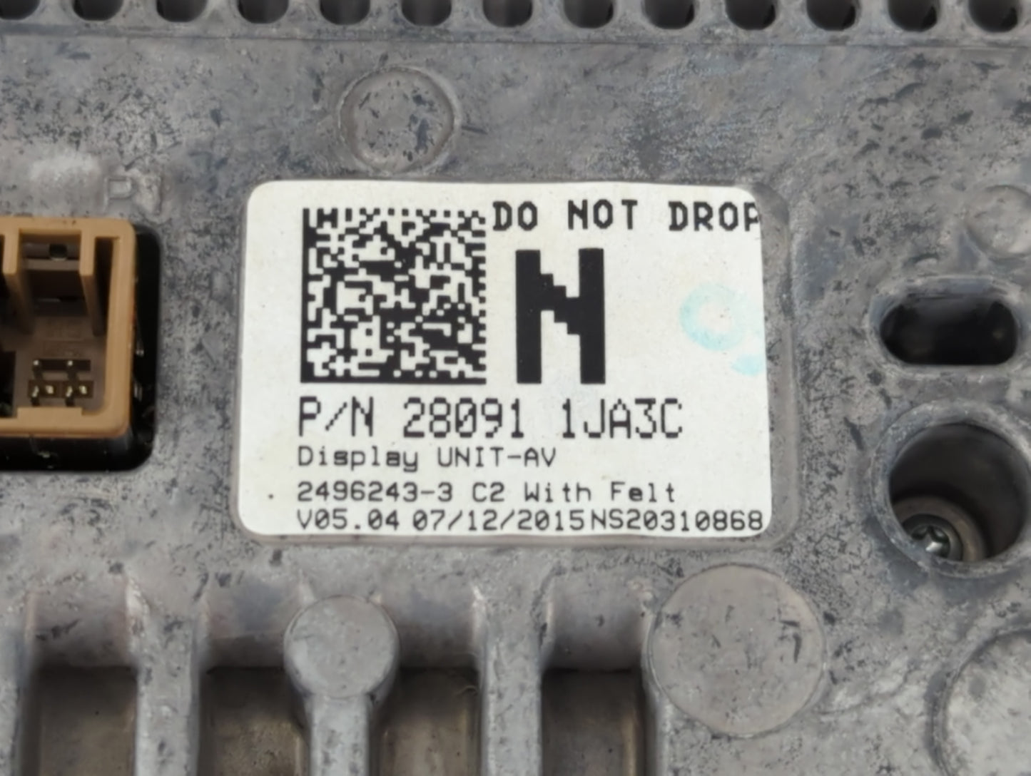 2013-2016 Nissan Pathfinder Information Display Screen - Oemusedautoparts1.com