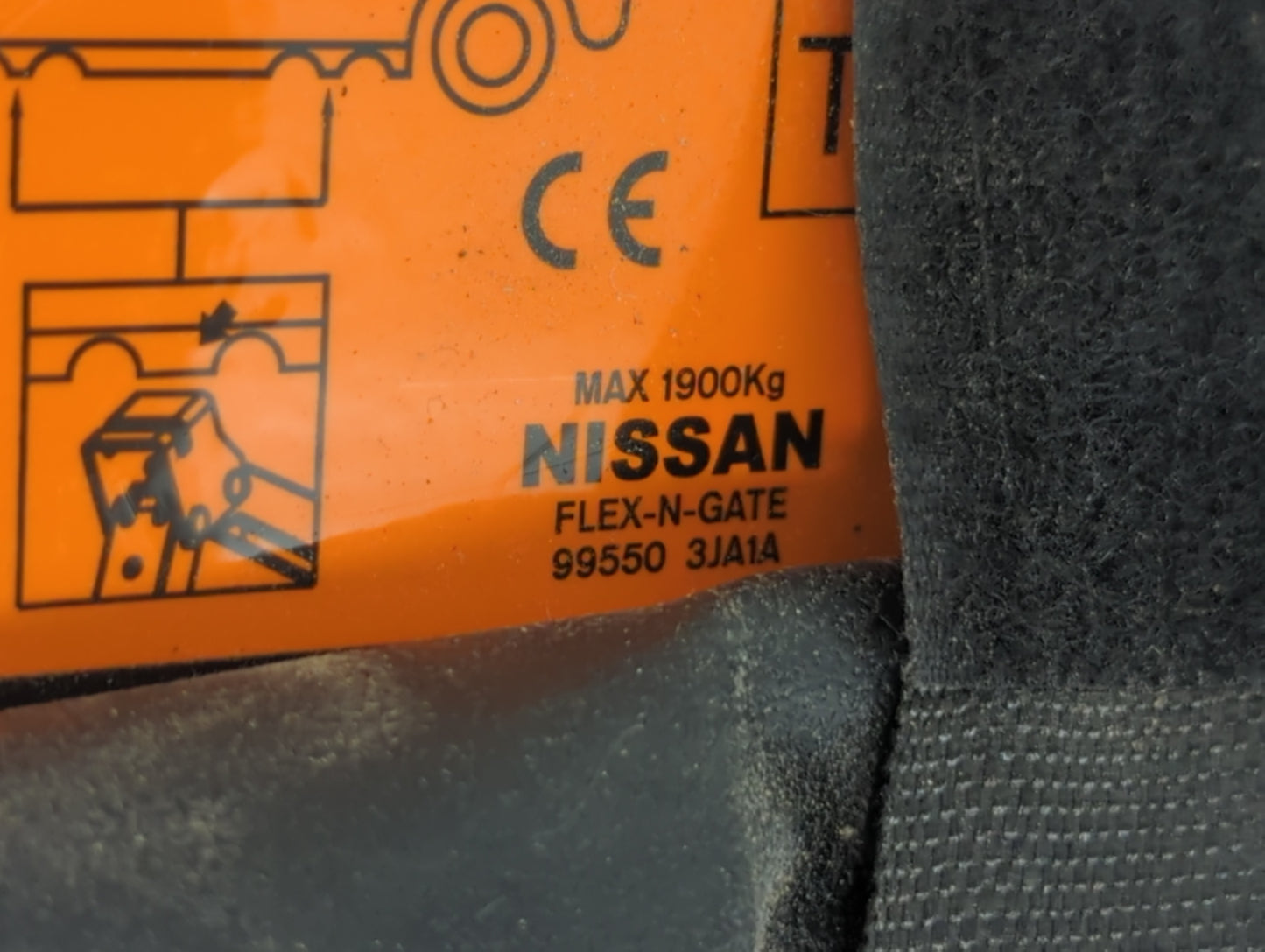 2016 Nissan Pathfinder Spare Scissor Car Jack 1157457 - Oemusedautoparts1.com