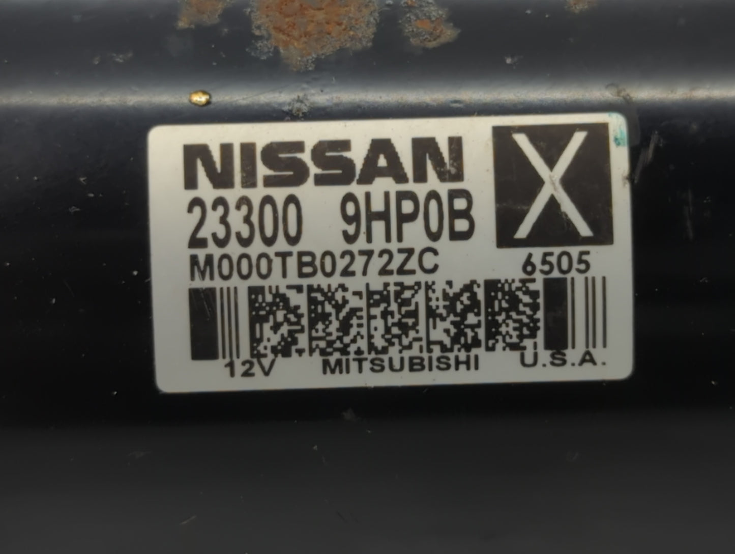 2015-2020 Nissan Pathfinder Car Starter Motor Solenoid OEM P/N:M000TB0272ZC 23300 9HP0B Fits OEM Used Auto Parts - Oemusedau