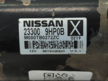 2015-2020 Nissan Pathfinder Car Starter Motor Solenoid OEM P/N:23300 9HP0B Fits Fits 2015 2016 2017 2018 2019 2020 2021 2022 OEM Used Auto Parts