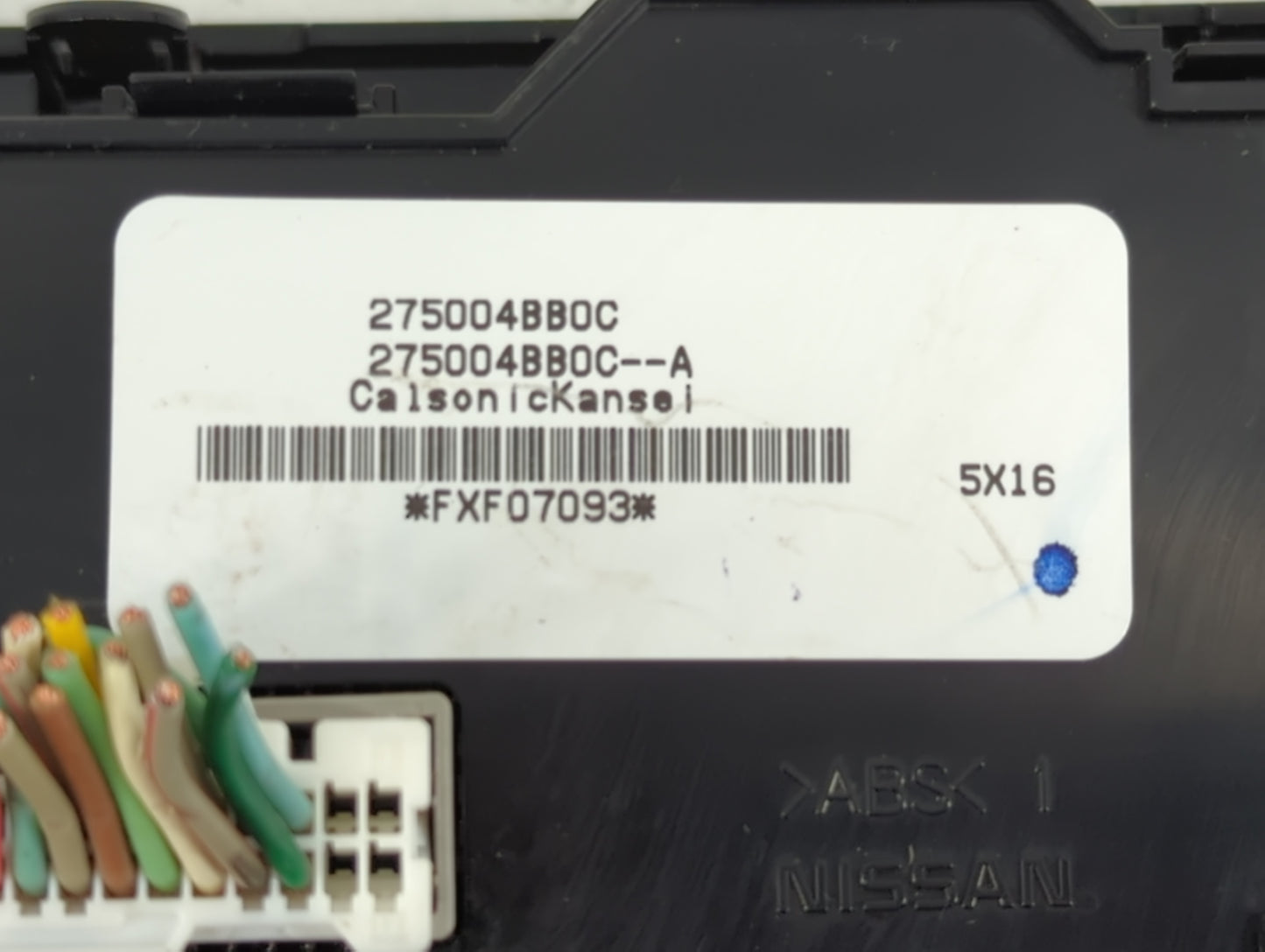 2014-2016 Nissan Rogue Climate Control Module Temperature AC/Heater Replacement P/N:275004BB0C 27500 4BA0A Fits OEM Used Aut