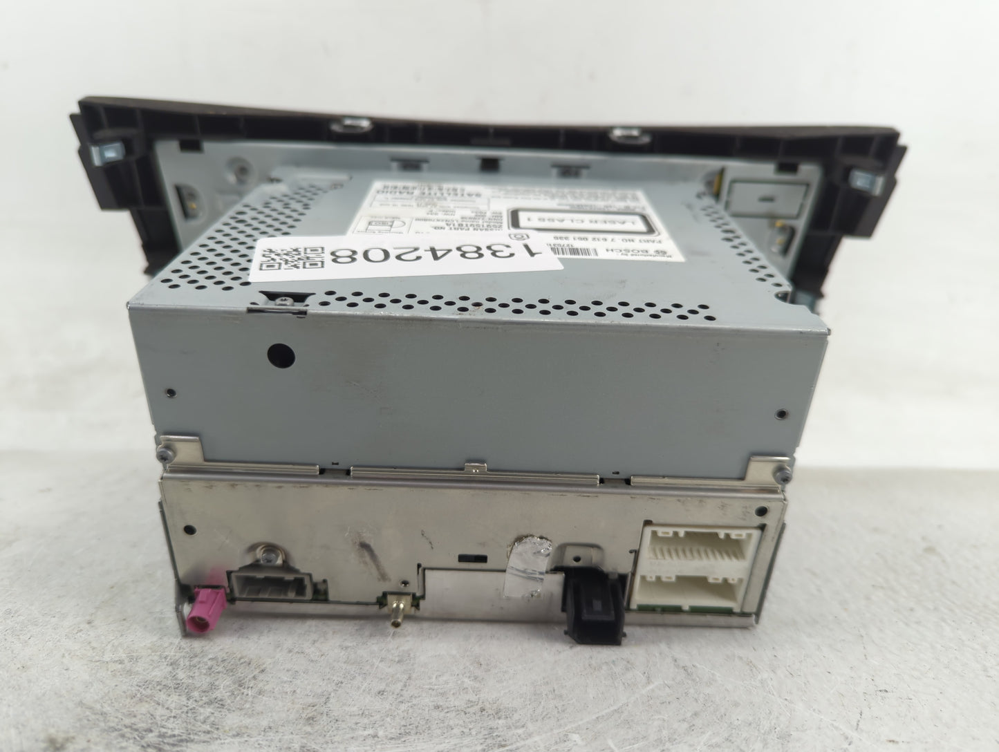 2015-2016 Nissan Rogue Radio AM FM Cd Player Receiver Replacement P/N:259159TB1A 7 612 051 335 Fits Fits 2015 2016 OEM Used