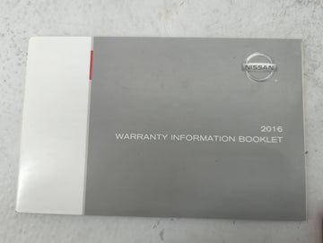 2016 Nissan Rogue Owners Manual Book Guide P/N:WB16EA NALLU2 OEM Used Auto Parts