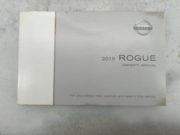 2016 Nissan Rogue Owners Manual Book Guide P/N:OM16EA0T32U1 T00UM-JM03D OEM Used Auto Parts